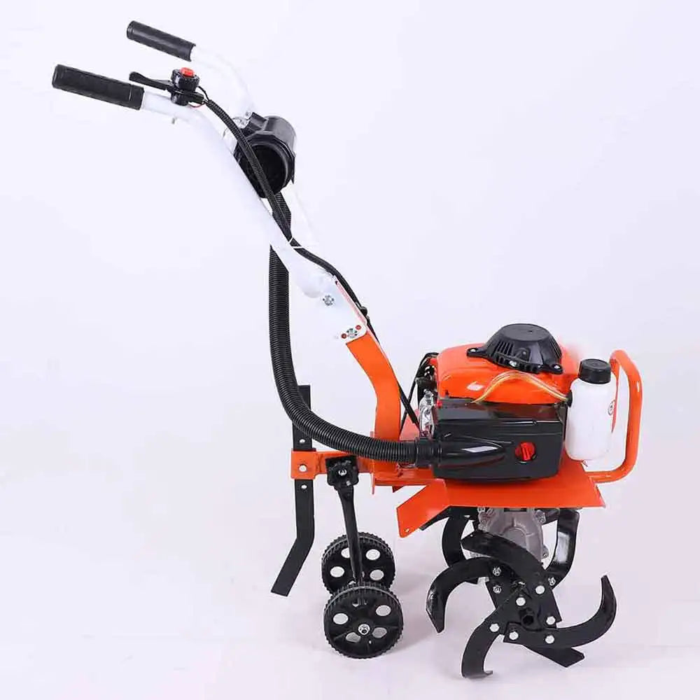 Two/Four Stroke Agricultural Garden Tools Gasoline Minitype Rotary Tiller Outdoor Multi-Functional Rotary Tiller Micro Tiller