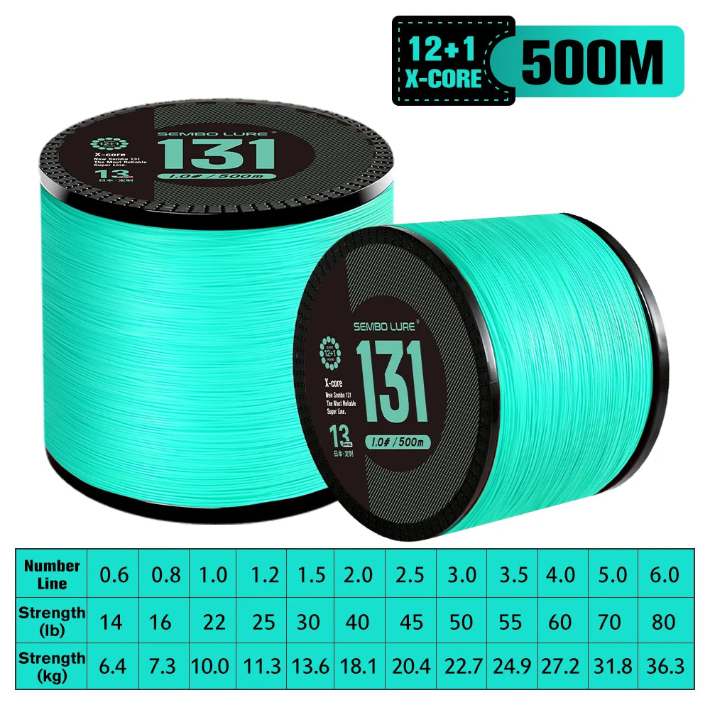SEMBO 131 Braid Pe Fishing Line Super Strong Braided Line Japan Multifilament Wire For Carp Bass Fishing Line 150M/200M
