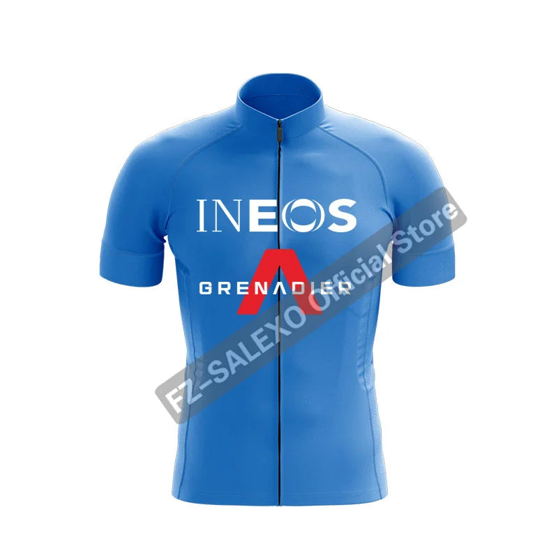 INEOS Cycling Set Men Summer Cycling Jerseys Set Short Sleeve Mountian Bike Clothing Racing Bicycle Clothes Ropa Ciclismo Hombre