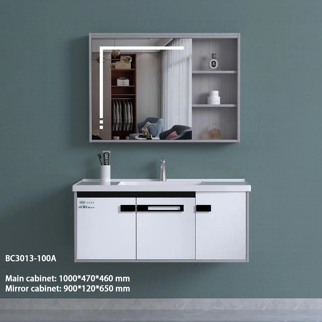80CM Sink Luxury Storage Furniture Frees Standing Modern Design Toilet Painted Vanity Evkur Bathroom Cabinet