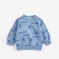 Kids Clothing 26 Boys Girls Hoodie Round Neck Plus Velvet Sweatshirt Girls Winter Clothes Boys Baby Tops Coat Child Clothing