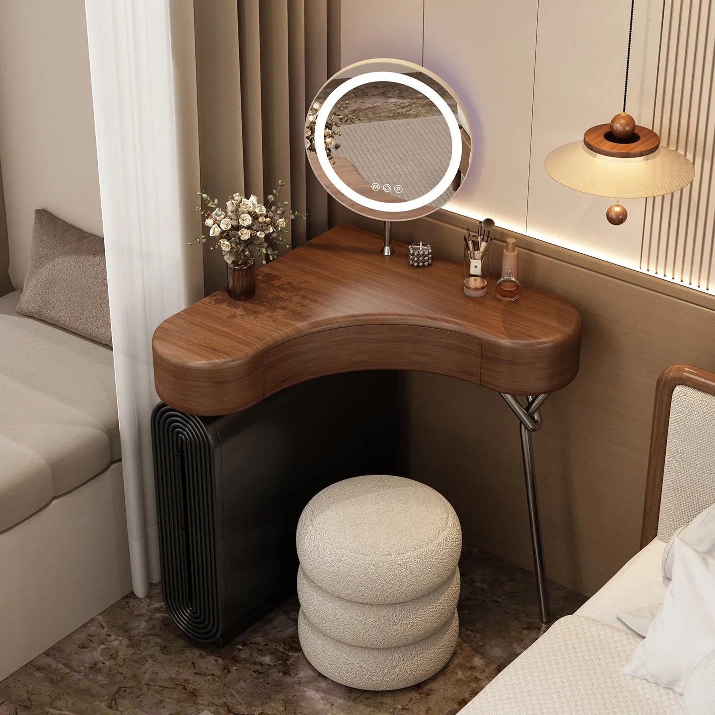 Modern Aesthetic Vanity Table Luxury Decoration Interior Design Cheap Dressing Table Fashion Comoda Pra Quarto Trendy Furniture