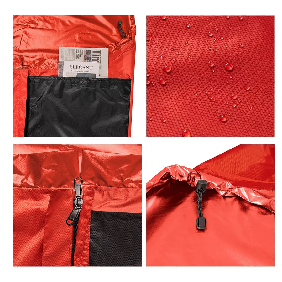 Outdoor Camping Portables Waterproofed Sleeping Bags Hiking Travel Emergencies Windproofed Heat Retention Sleep Bag Cover