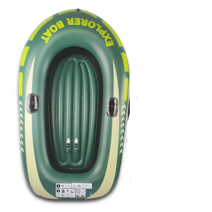 PVC Inflatable Kayak Canoe 1~2 Person Rowing Air Boat Fishing Boat Summer Rubber Boat Pvc Kayak Thickened Rafting Boat New