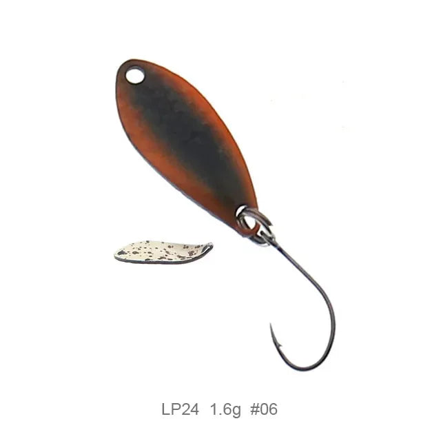 Fishing  Spoon Trout Lures1.5g 25mm UV Colors Ultralight Fishing Tackle Freshwater Artificial Bait
