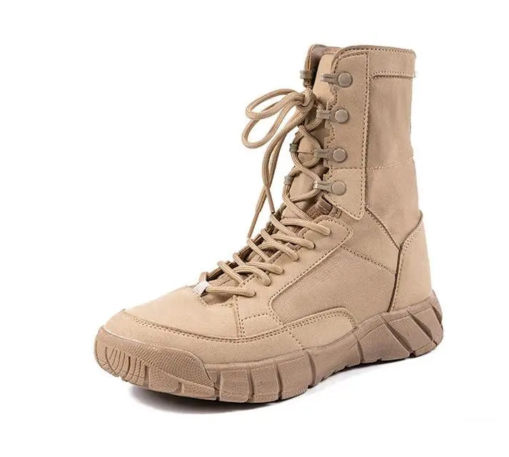 Men Tactical Boots Breathable Mesh Hiking Desert Boot Climbing Hiking Shoes Ankle Hunting Boots for Men