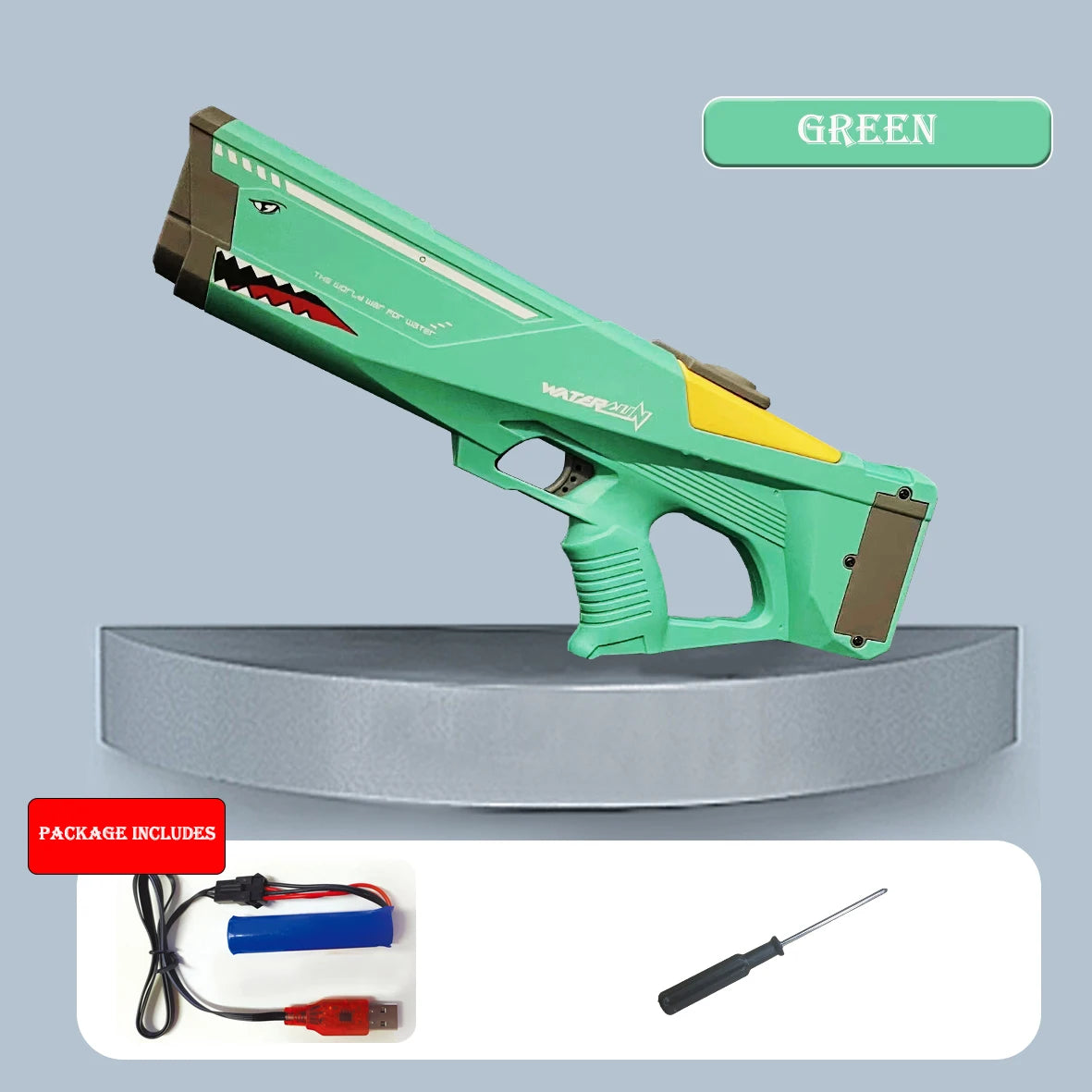 Large Capacity Water Guns Shark Adult Automatic Electric Water Gun Children Outdoor Beach Games Pool Summer Toys High Pressure