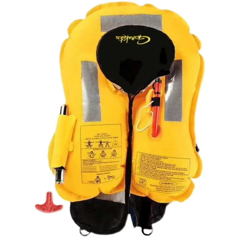 New Brand Men Inflatable Life Jacket Fishing Vest Buoyancy Suit Automatic Inflatable Waist Belt Without Gas Cylinder