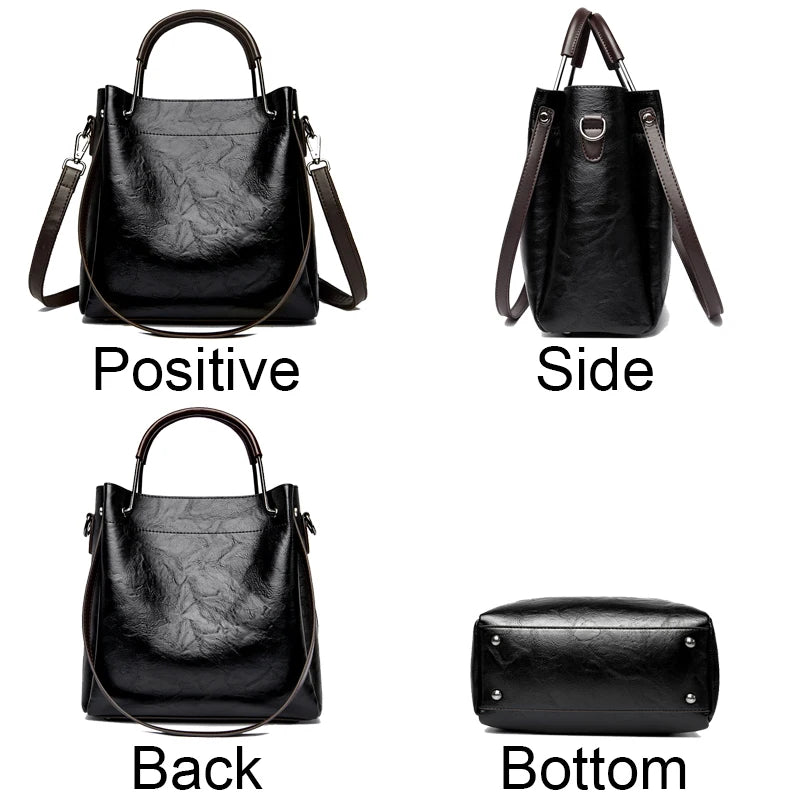 Luxury Handbags Woman Bags Designer Big Shoulder Bags for Women's 2024 Trendy Large Capacity Ladies Leather Hand Casual Tote Bag