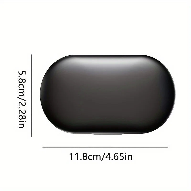 Wireless headphon Wireless earbuds with charging case,500mAh, suitable for iOS, Android, meetings, office work, travel, driving