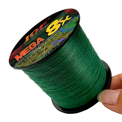 JOF Lure Braided Fishing Line 8 Strands 300M 500M Multifilament Fly PE Wire 18LB-78LB Strong Cord for Sea Bass Carp Accessories