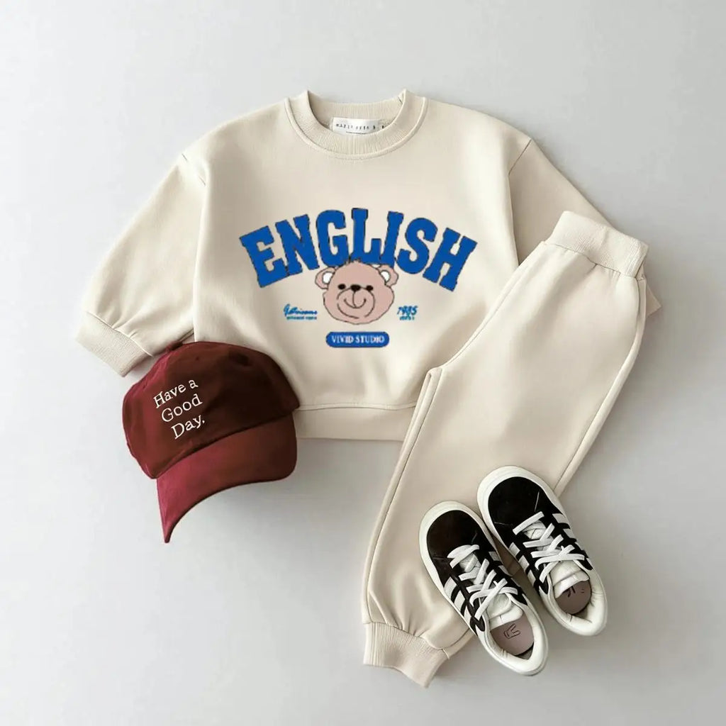 0-6 Age Children's Clothes Sweatshirt Set Korean Style Fashion Baby Long Sleeve Hoodie + Pants 2piece/set Kids Autumn Clothing