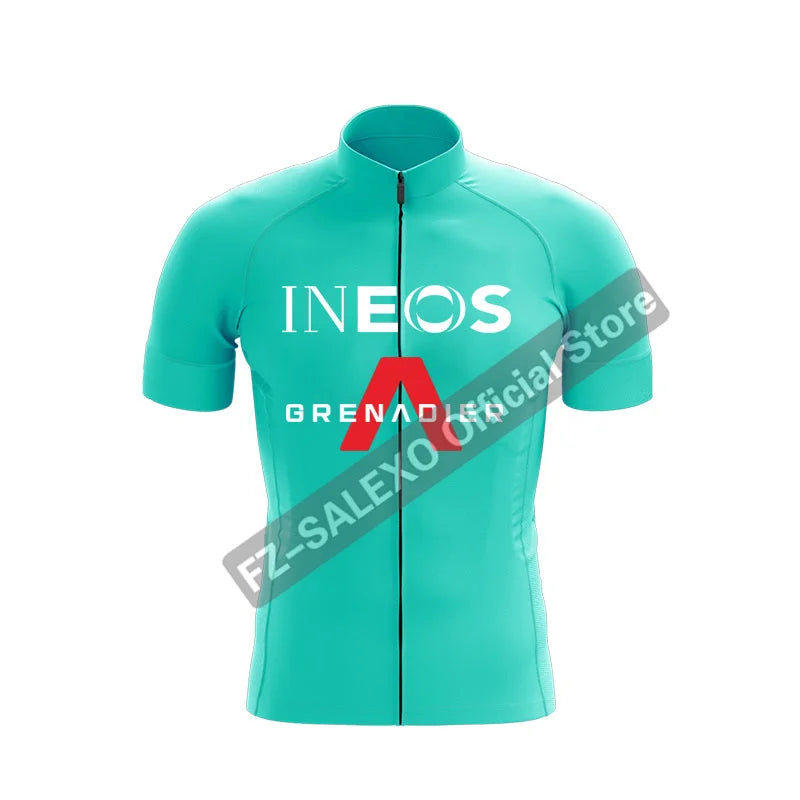 INEOS Cycling Set Men Summer Cycling Jerseys Set Short Sleeve Mountian Bike Clothing Racing Bicycle Clothes Ropa Ciclismo Hombre