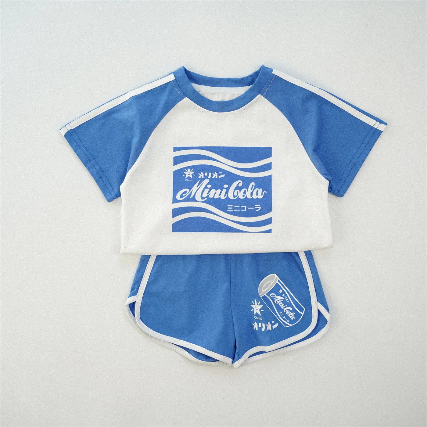 2026  Kids Summer Clothes Set Cartoon Toddler Cartoon T-Shirt + Shorts Baby Boy Girl Matching Outfits Comfortable Preschool Wear