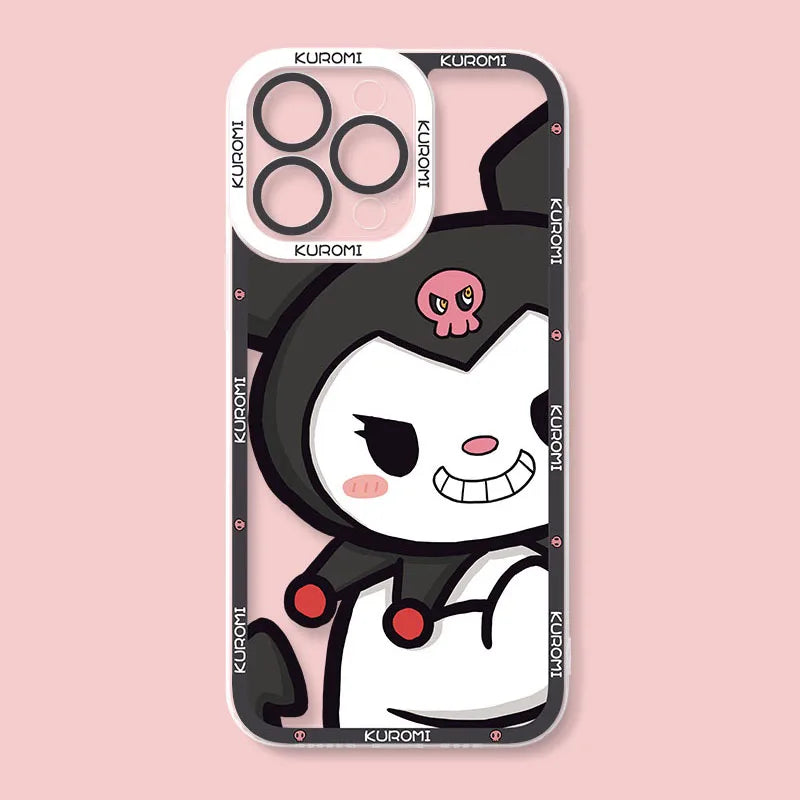 Sanrio Cute Cinnamoroll Lovely Phone Case For iPhone 17 Air 15 14 13 12 11 Pro Max 16 15 14 Plus Shockproof Soft Silicone Cover
