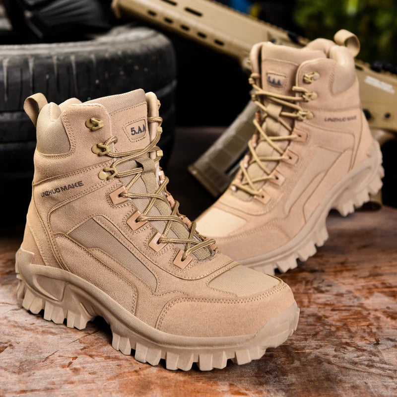 Waterproof Hiking Shoes High Top Tactical Sport Men's Shoes Male Outdoor Mountain Climbing Shoes Hunting Boots Men outdoor Boots