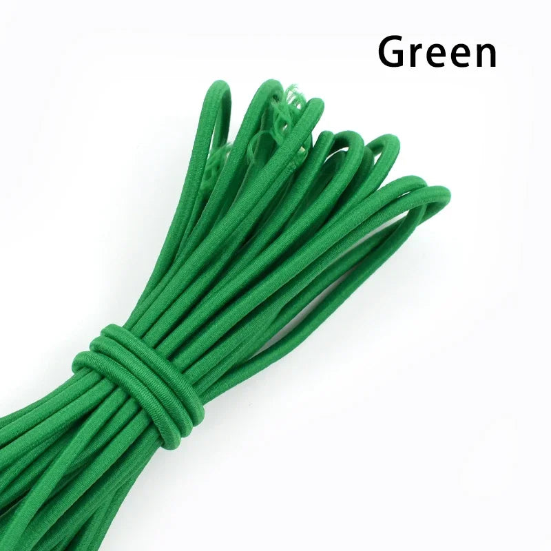 5/10Meters 4mm Elastic Bands for Hairband Sewing Stretch Rubber Tapes Rope Belt Spring String Cords DIY Clothes Accessories