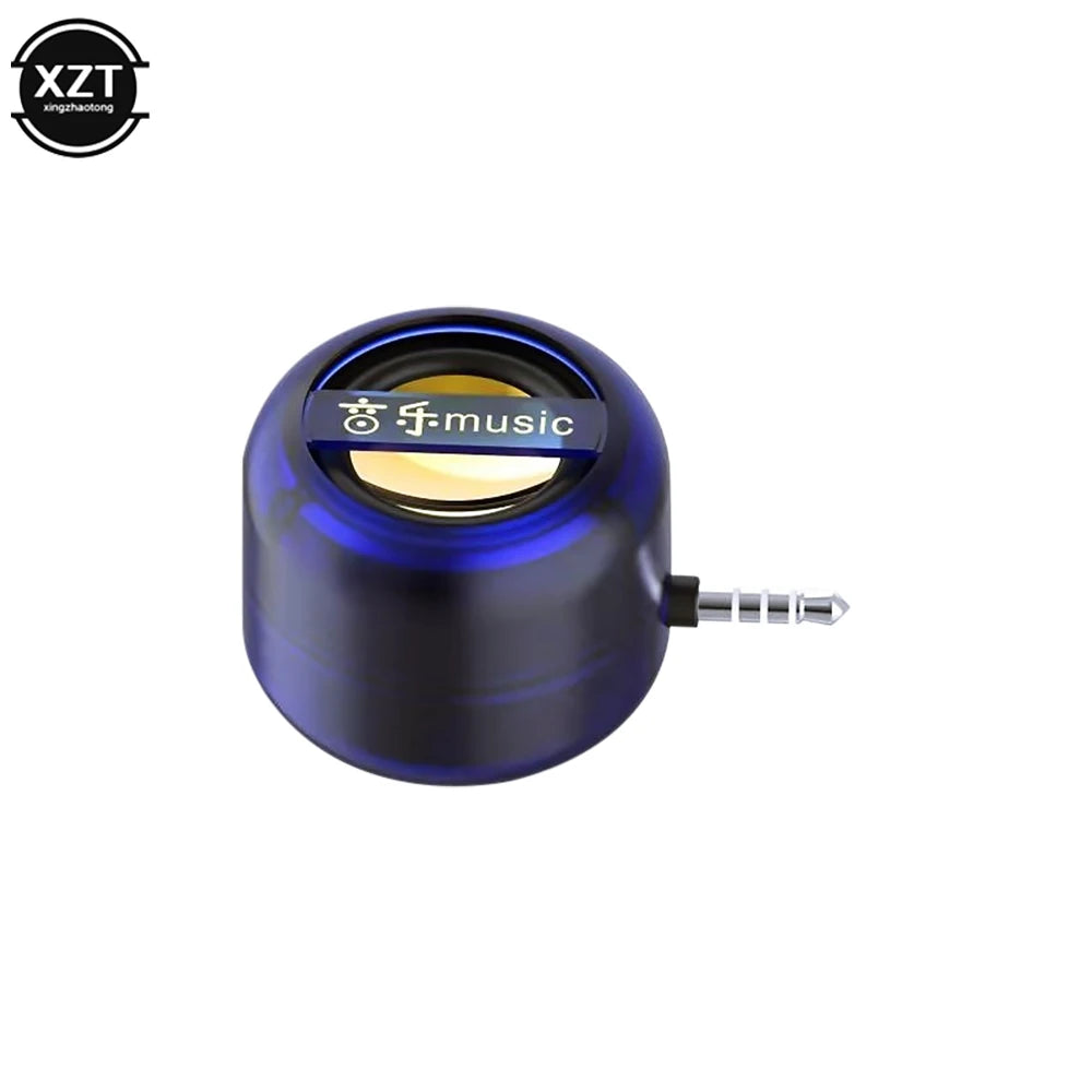 Music Sound Column Speaker Stereo Music Player Portable Mini Charging Small Speaker 3.5mm Inline External Speaker