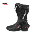 Men's High-Top Motorcycle Riding Boots All-Season Non-Slip Anti-Fall Motorbike Shoes Professional Road Racing Touring Equipment