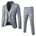 Mens Wedding Two Piece Suit Groom Best Man Slim Casual Dress