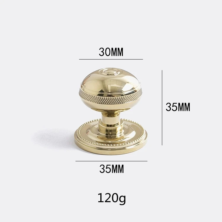 Furniture Drawer Nightstand Golden/Silver Shiny Solid Brass wardrobe Door Knob Bedroom Shoe Cabinet Brass small Handles Knobs