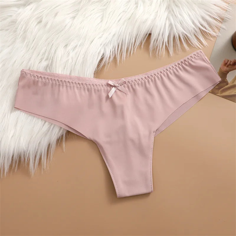 Soft Seamless Panties Women's Summer Comfortable Briefs Sexy Back Mesh Underwear Female XS-XL Underpants Stretchy Panties