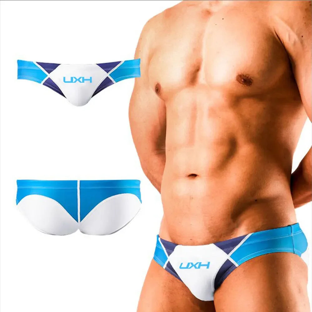 Mens Swim Briefs Low Waist Bathing Suit Swimwear Sexy Surfing Swimsuits Bikini Beach Summer Swimming Trunk maillot de bain homme