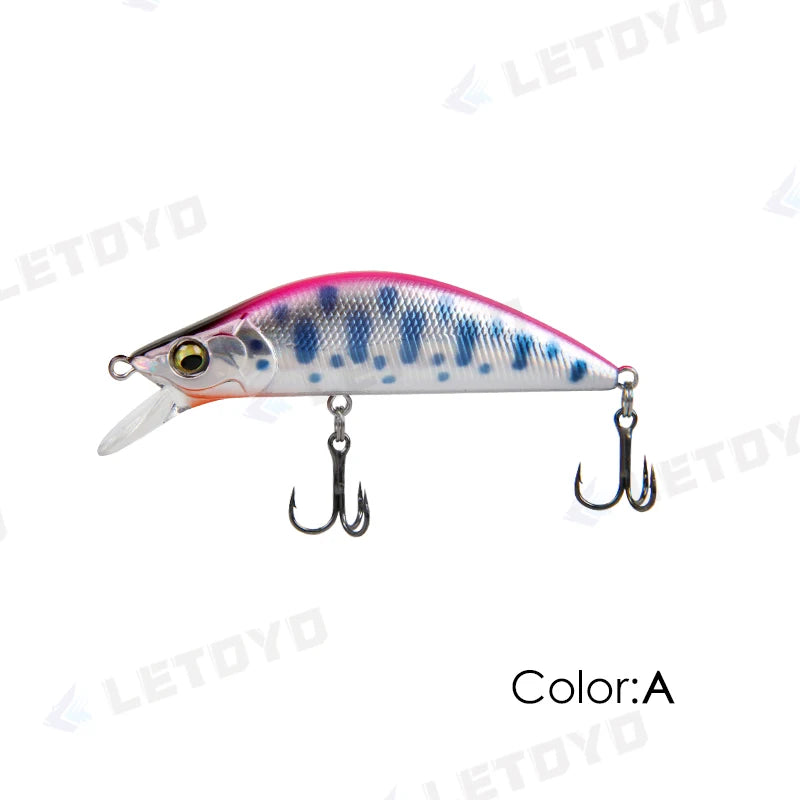 LETOYO 5g 50mm 8g 60mm 1.5-2.5m Depth Sinking Minnow Fishing Lure Artificiali Hard Baits Crankbait Wobblers Trout Bass Lure