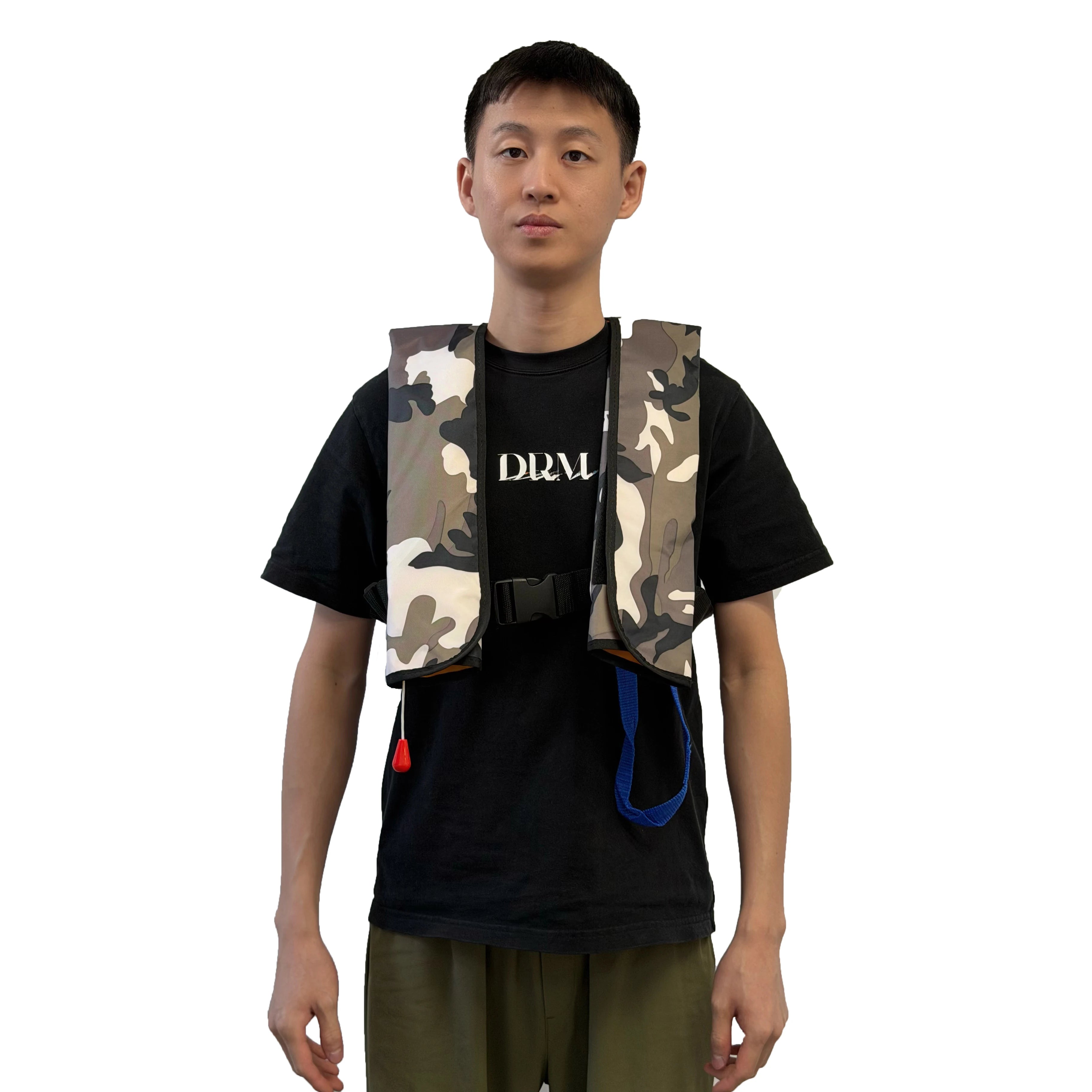 Professional Fishing Vest Self Inflatable Life Jacket Manual Vest Adult 150N Auto Water Sports Rafting Boating Accessories ﻿