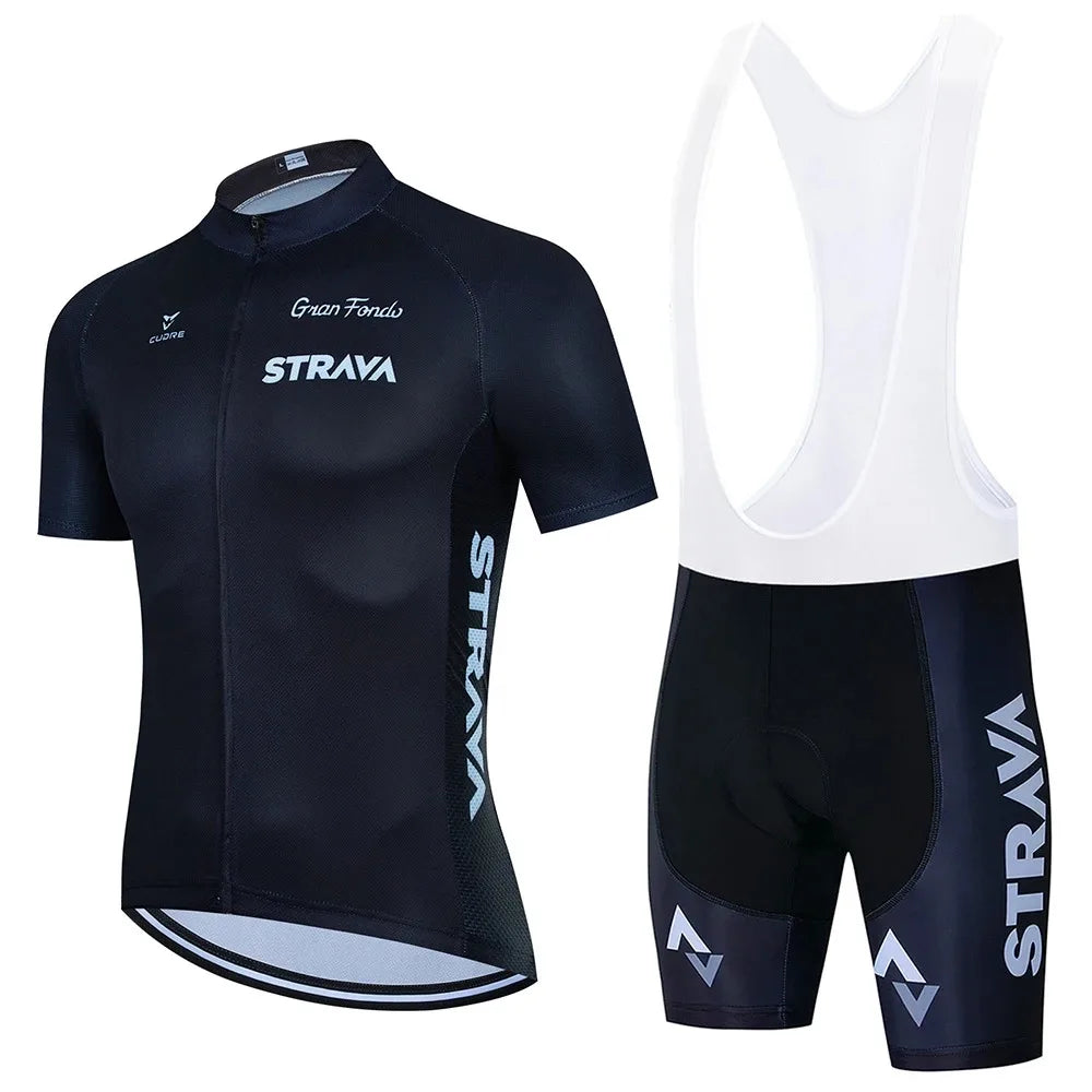 STRAVACycling Clothes For Men Cycling Sets Mountain Bike Clothes Man Summer Cycling Suit Cycling Pants Cycling Shirt Equipment