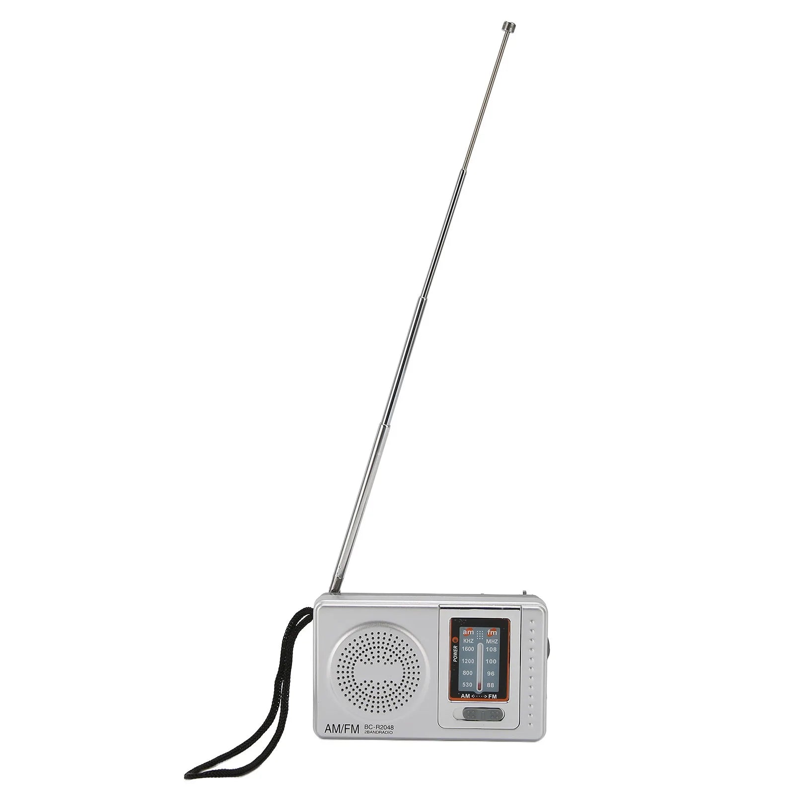 Portable Radio DSP Chip AM FM Transistor Radio with Built in Speaker for Home Travel Entertainment Work Emergency Mini Radio