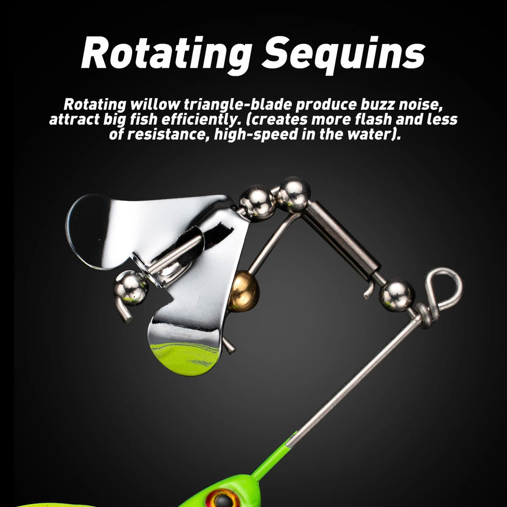 Spinner bait 10cm/12g 16g Fishing lure jig bait for Bass Pike Buzzbait for Fishing bait Wobbler high quality