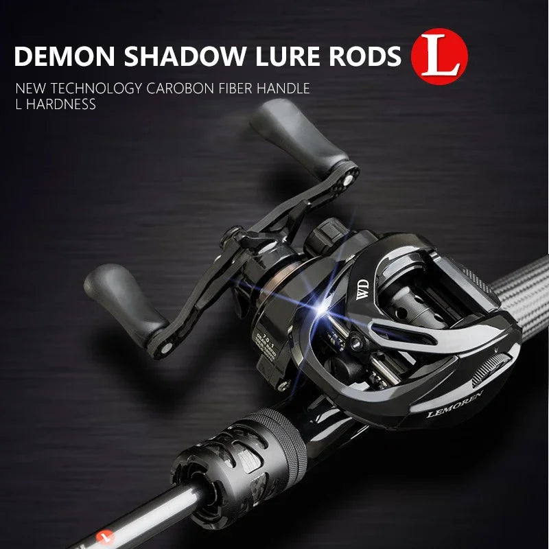 Magic Spinning Fishing Rod 1.68M 1.8M 1.98M 2.1M Moderate Fast Action Fishing Rod Lure 2-10g Line 2-10lb Light Casting Rod