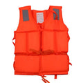 Life Jacket Orange Useful Adult Childen Foam Flotation Swimming Life Jacket Vest Boats Fishing Vest Swimming Drifting Vest
