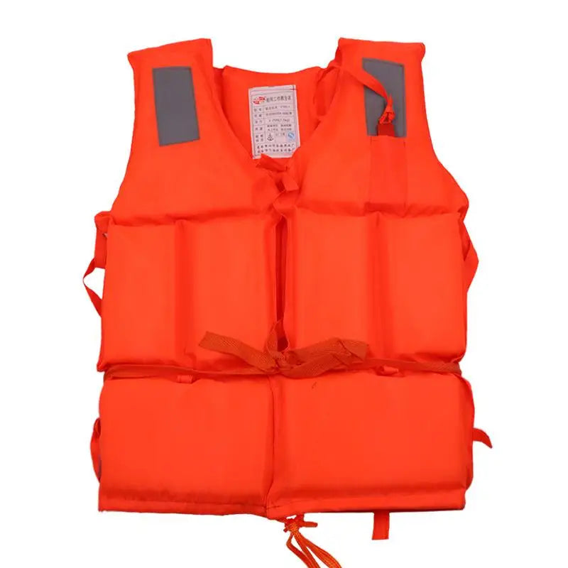 Life Jacket Orange Useful Adult Childen Foam Flotation Swimming Life Jacket Vest Boats Fishing Vest Swimming Drifting Vest
