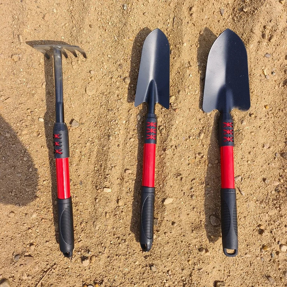 Manual Gardening Farming Hand Tools Set Shovel Weed Remover Small Hoe Rake for Garden Planting Vegetable Grass Digging Kids 제초