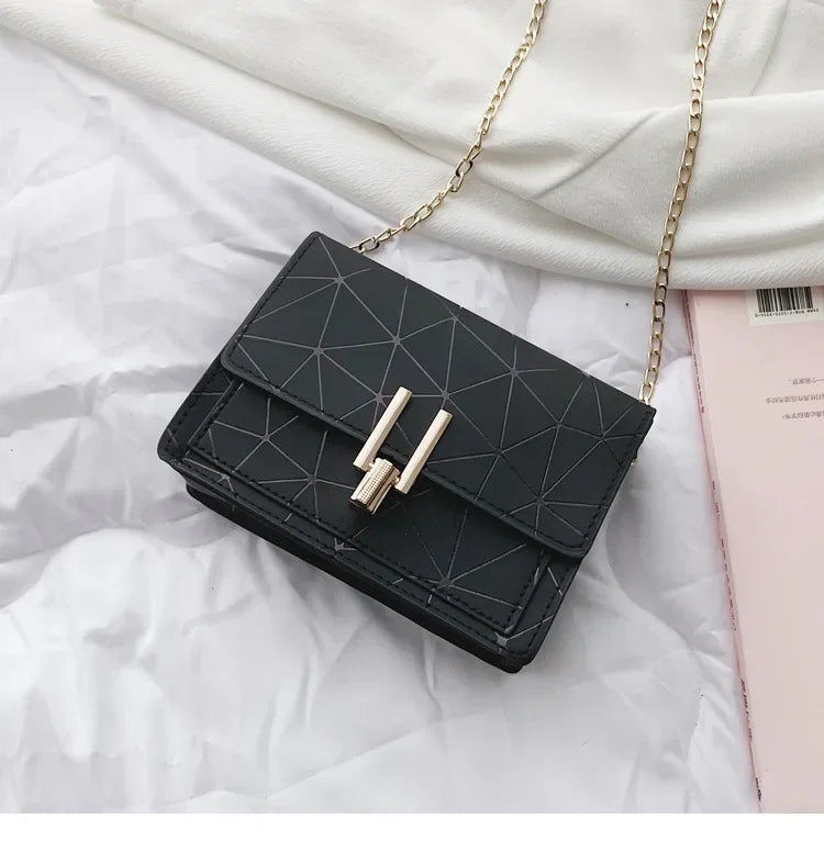 Women's Handbags Striped Square Designe Crossbody Bags High Capacity Fine Texture Soft Comfortable Female's Crossbody Bag