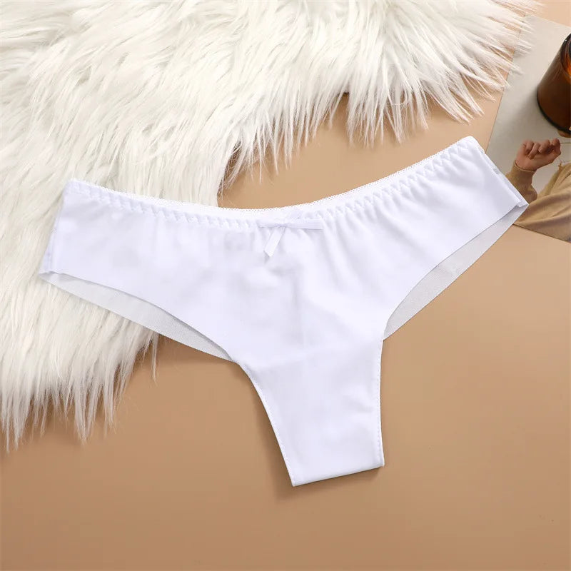 Soft Seamless Panties Women's Summer Comfortable Briefs Sexy Back Mesh Underwear Female XS-XL Underpants Stretchy Panties