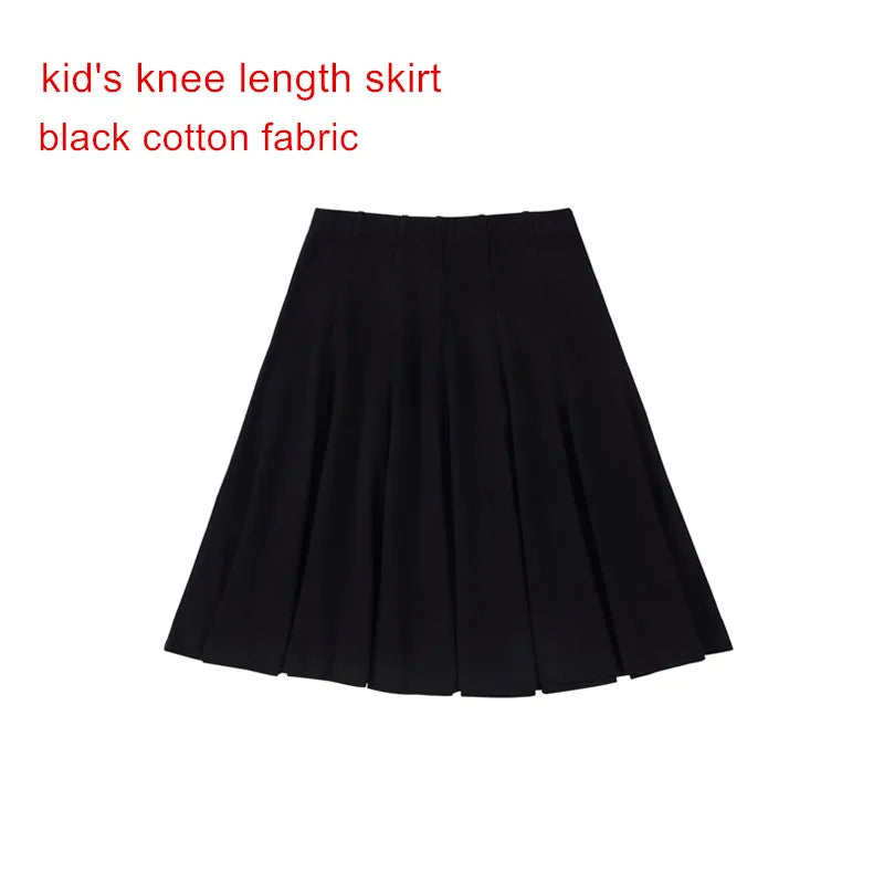 Kids Girls Panel Casual Skirts Mom Daughter Fashion Sporty Family Matching Spring Summer Skirt Clothing