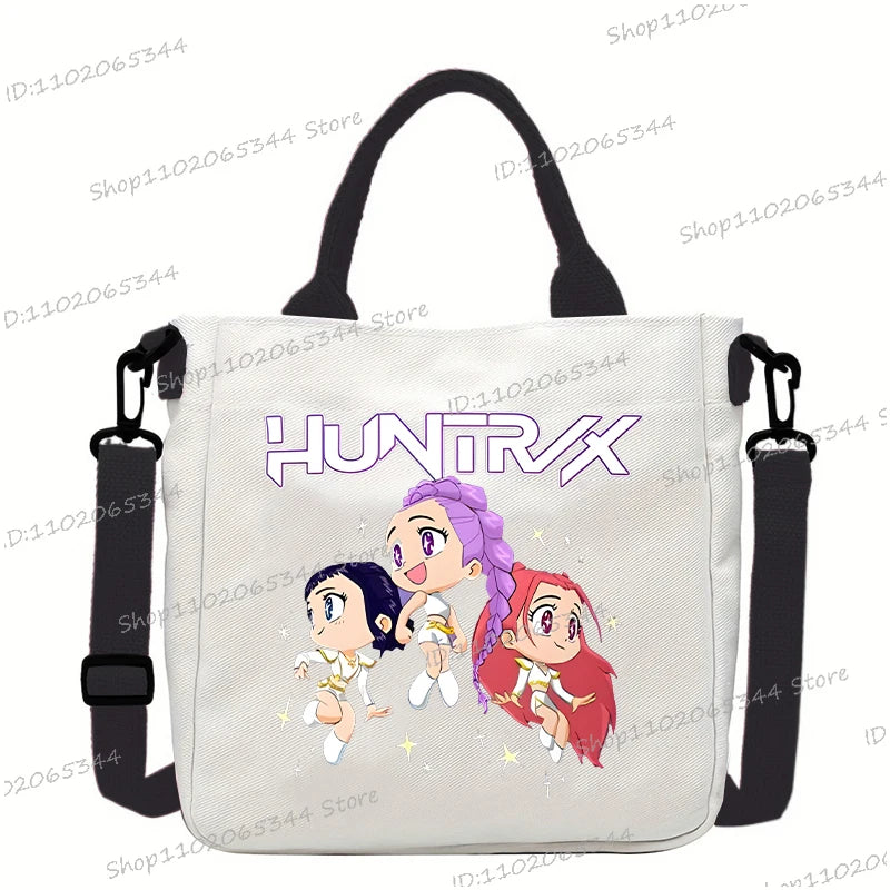 Fashion Woman Men Anime Cartoon Small Shoulder Bags Rumi Tiger Print Handbags Korean Ulzzang Student Crossbody Bag Gifts