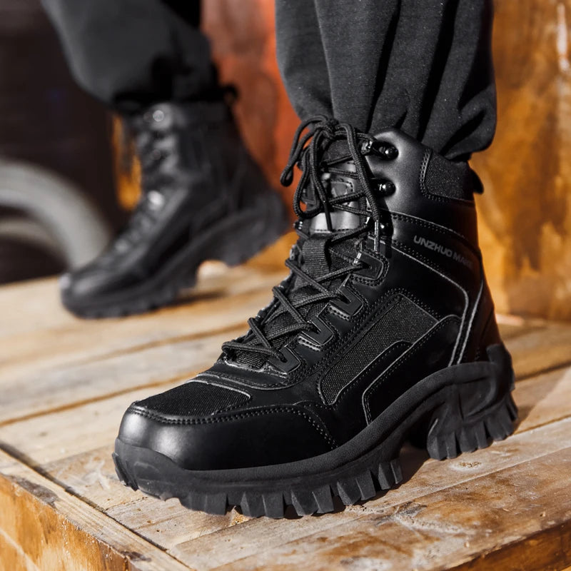 Waterproof Hiking Shoes High Top Tactical Sport Men's Shoes Male Outdoor Mountain Climbing Shoes Hunting Boots Men outdoor Boots