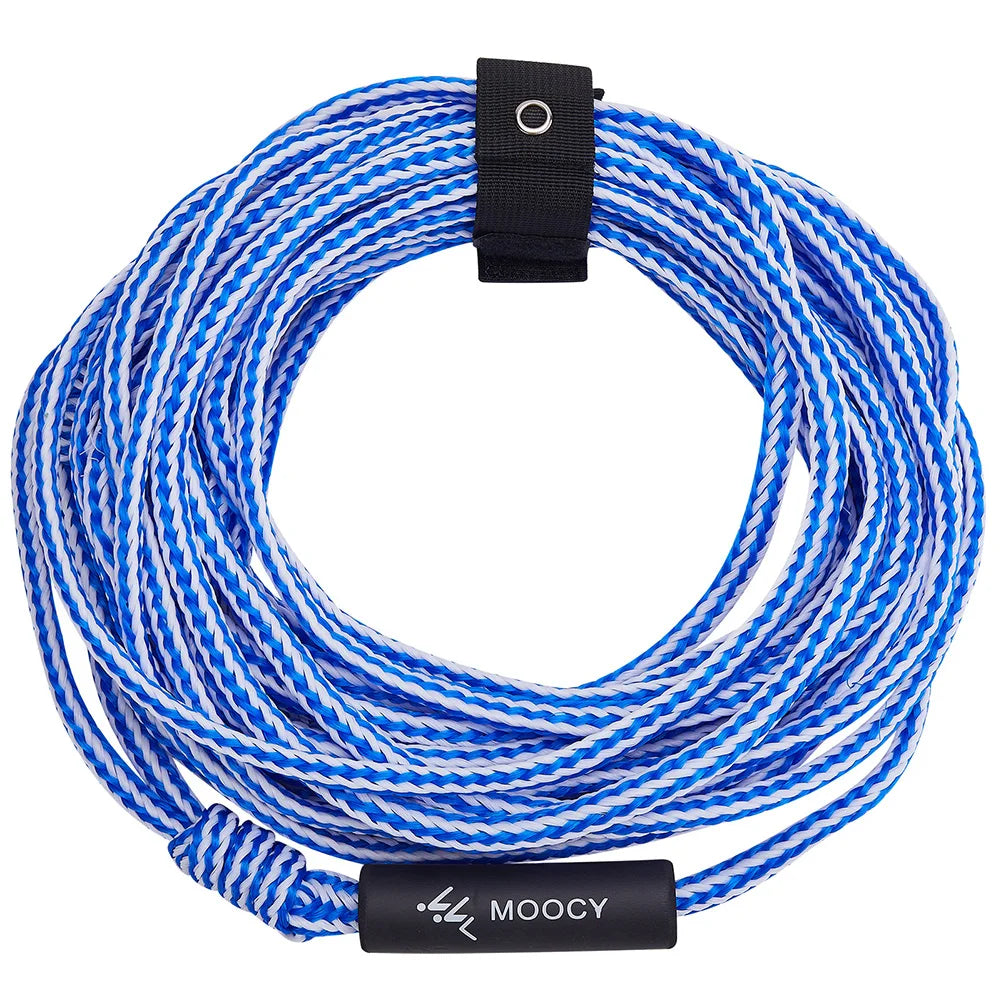 Tube Ropes Portable Boat Tube Towable Rope Adjustable Length UV-resistant with Rope Keeper Surfing Water Sport Accessories