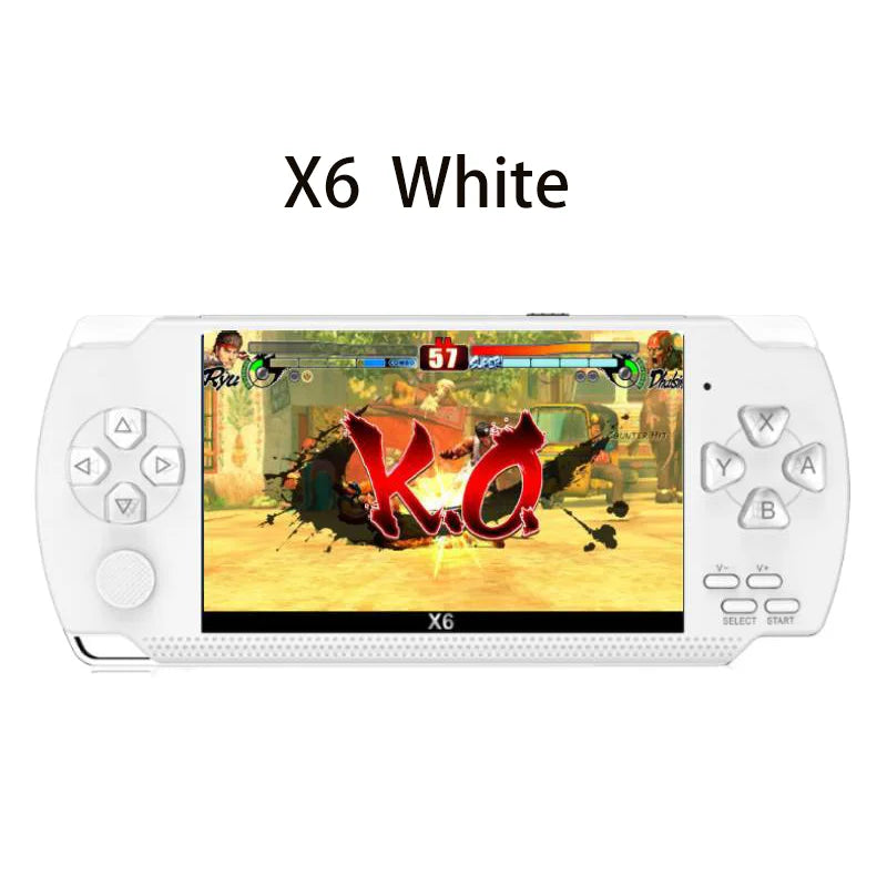X6 Gaming Console 12 Emulators 10,000 Retro Arcade Games Arcade Console 4.3-inch Screen IPS Video Game Toy Gift