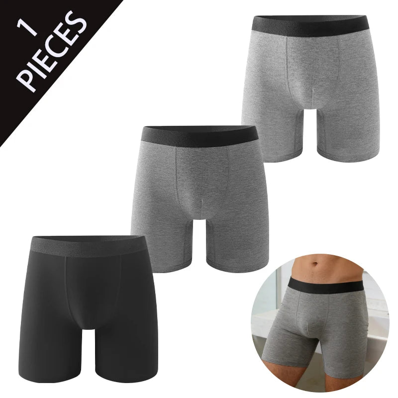 New Men's Underwears Men Panties Boxers Breathable Sexy Male Boxer Solid Underpants Comfortable Plus Size Mens Underwear Boxers