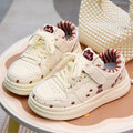 Girls' shoes 2026 Spring and Autumn new children's shoes, children's board shoes, versatile white shoes, anti slip single shoes,