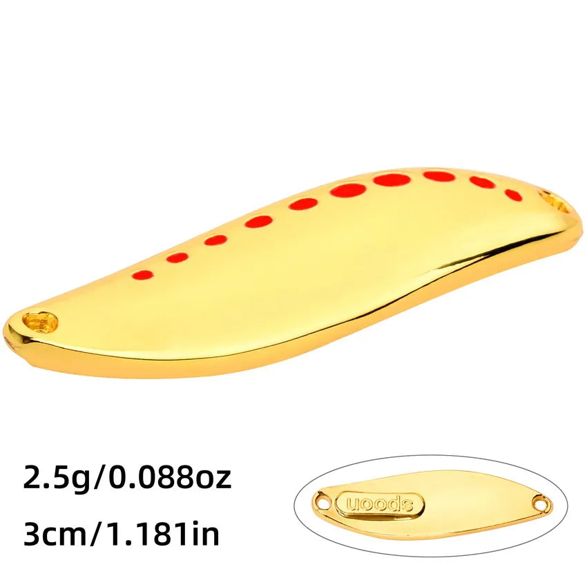 Metal Vib Leech Spinners Spoon Lures 2.5g 5g 7.5g 10g 15g 20g 25g 30g Artificial Bait Lure Fishing Tackle for Bass Pike Perch