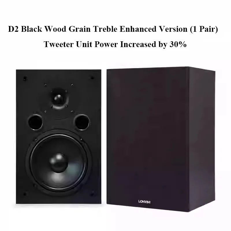Home HIFI 65-inch Passive Speakers 100Wx2 Output Power 2Crossover Stereo Audiophile Bookshelf Speakers 4-inch Silk Dome Tweeter