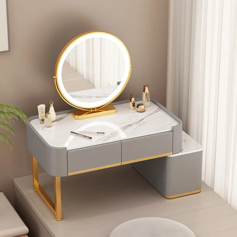 Organiser Ornaments Dressing Table Luxury Makeup Style Shelf Dressing Table Design Storage Tocador De Maquillaje Home Furniture