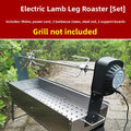 Thickened Outdoor Charcoal BBQ Grill Rotating Chicken Roaster Portable Camping Travel Camping Garden Family Use Barbecue Pit
