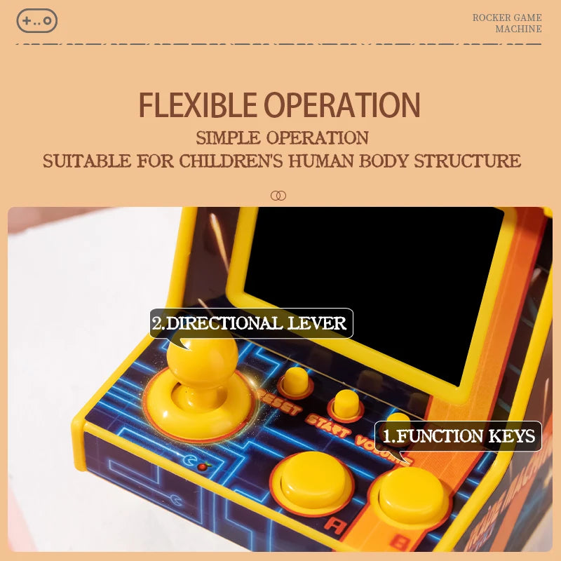 Toys Pocket Game Console Child Gift Portable Mini Arcade Handheld Game Player 1.8 Inch 152 Retro Games for Kid